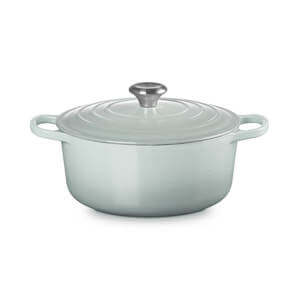 Le Creuset Signature Sea Salt Cast Iron Round Casserole 26cm